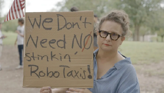 特斯拉在得州奥斯汀遭遇抗议活动：反对马斯克Robotaxi计划(☕)